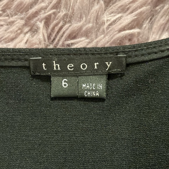 Theory Yeneth Wool & Metalic Threading Sleeveless Sheath Dress 6 - Picture 6 of 10